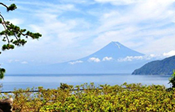 富岳群青からの富士山