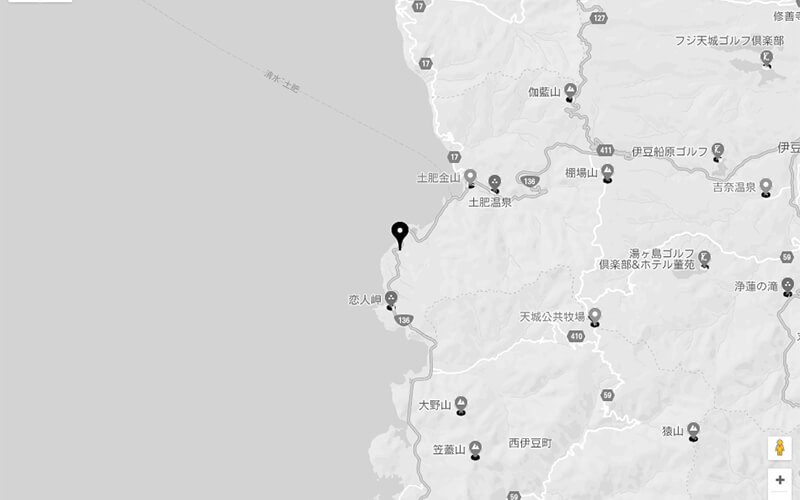 Google Mapで見る富岳群青の位置